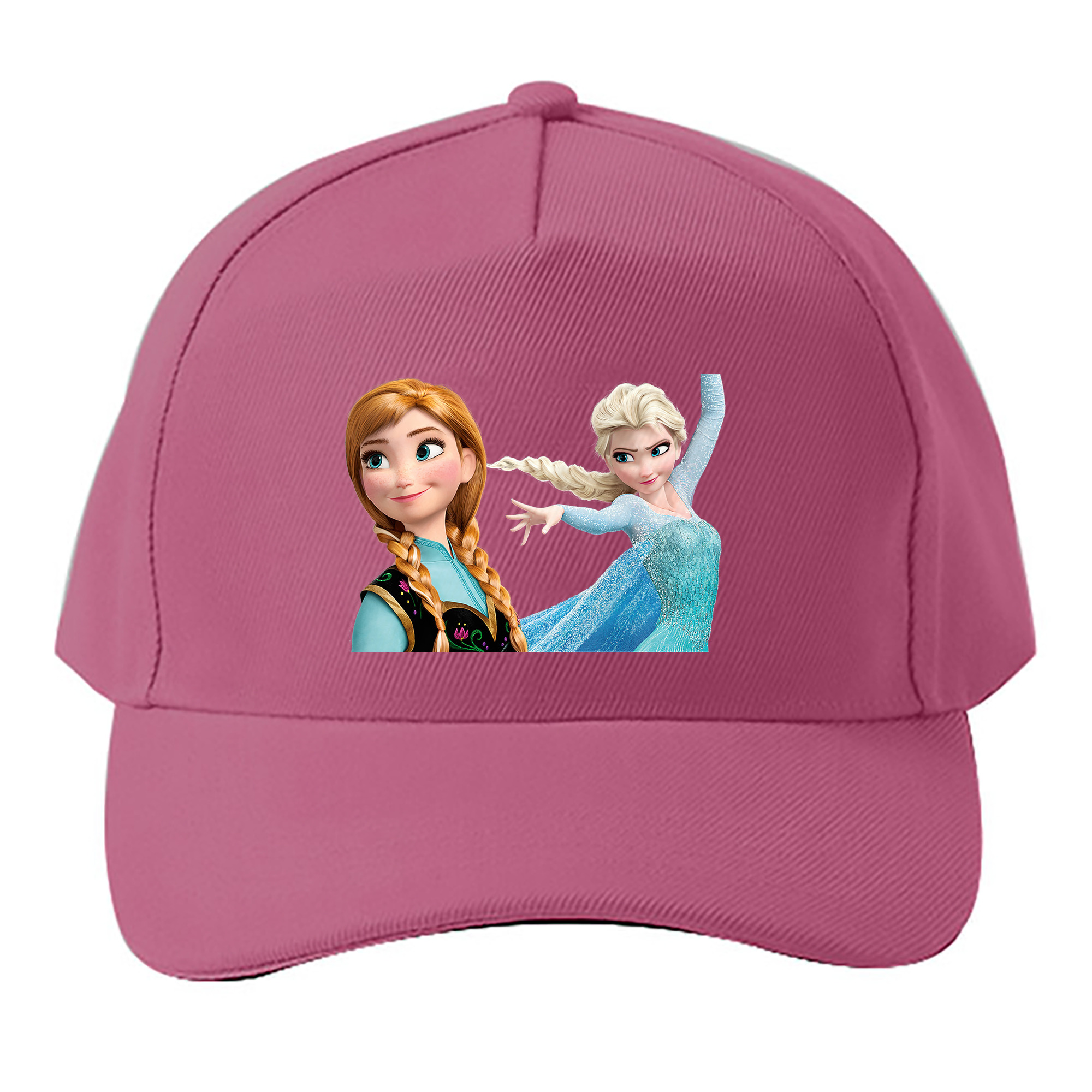 （画像用） アナと雪の女王 アンナ エルサ Frozen Anna Elsa ベースボールキャップ 綿100％ 男女兼用 帽子 スポーツ